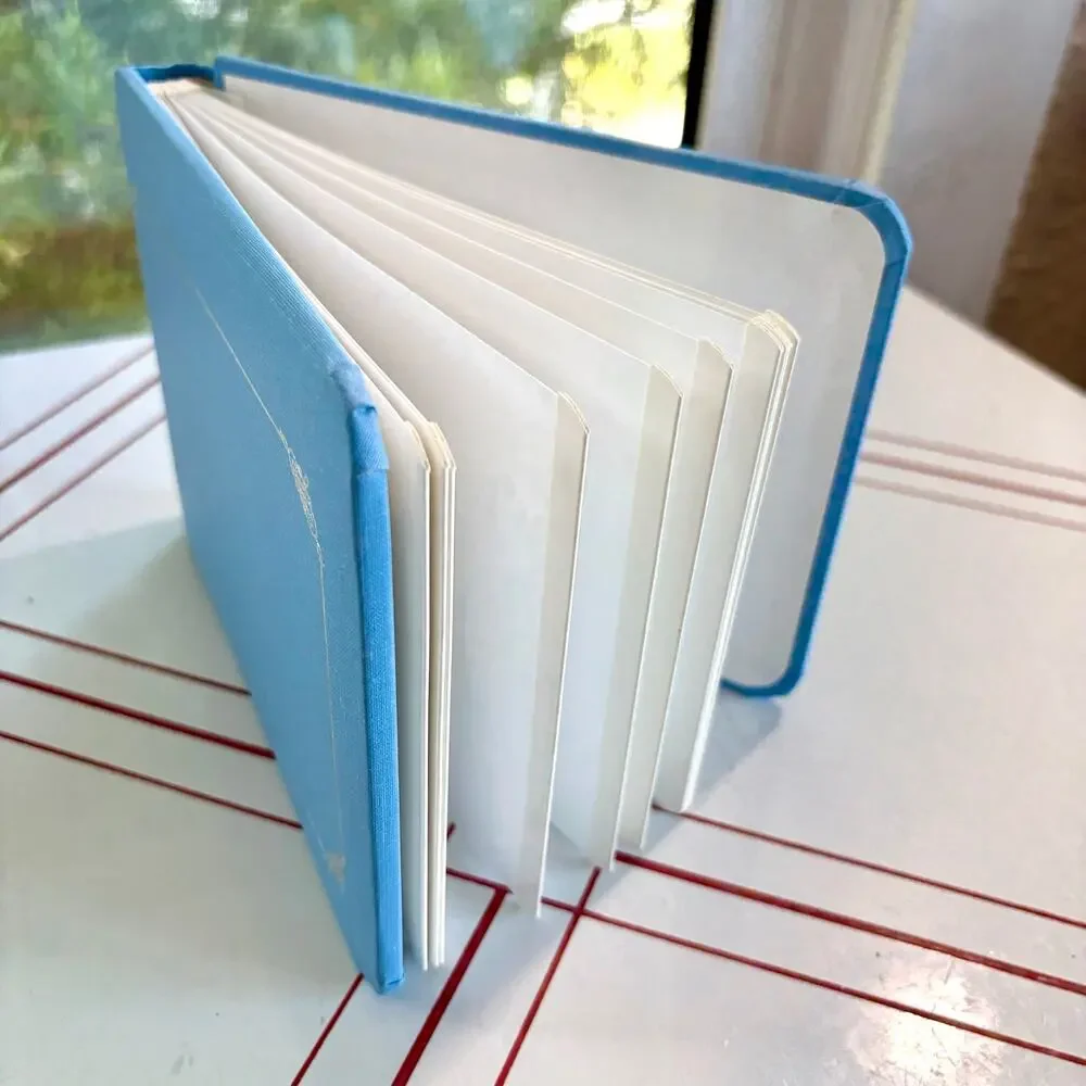 Creative Memories Blue Scrapbook Album Small Blank Memory Book 6x8